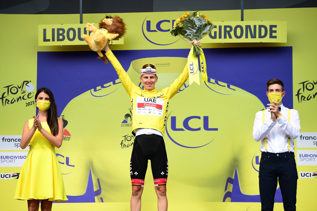 LeTour's tweet image. 💛 RT &amp;amp; follow for the chance to win an @tamaupogi Yellow Jersey with @MaillotjauneLCL 

💛 RT &amp;amp; follow pour tenter de gagner un Maillot Jaune dédicacé par @tamaupogi avec @MaillotjauneLCL 

#TDF2021