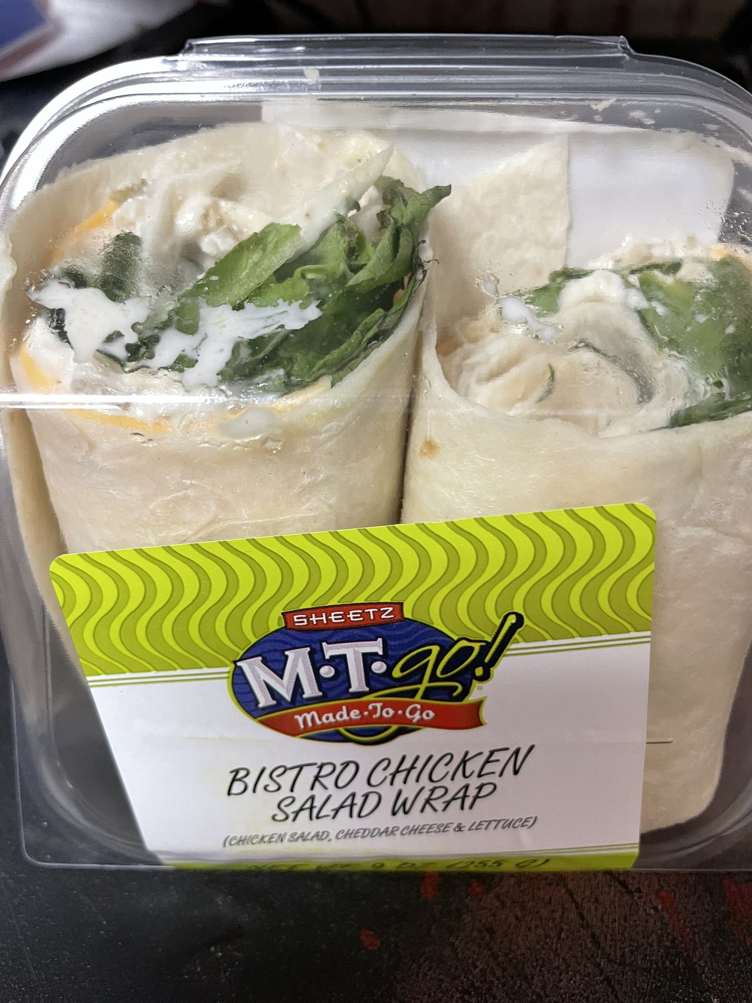 WCBC Garrett Eagan on Twitter "[DAY TWO HUNDRED FIFTYSIX] Scored a Bistro Chicken Salad Wrap