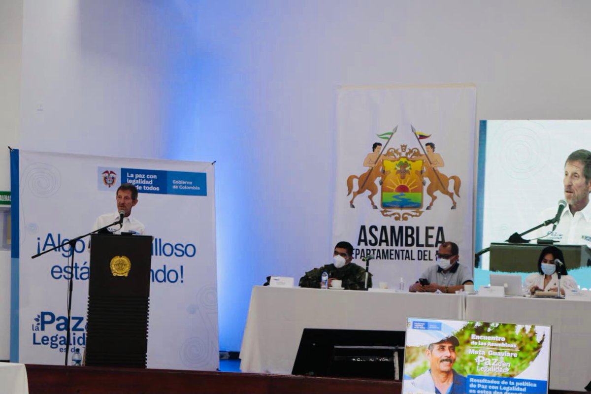 GobMeta's tweet image. Participamos en el primer encuentro de Asambleas del Meta y Guaviare #PazConLegalidad. 

Conocimos los avances del #PDET en materia de garantías políticas y jurídicas; victimas, restitución de tierras, reincorporación de excombatientes y desarrollo rural. @PosconflictoCO