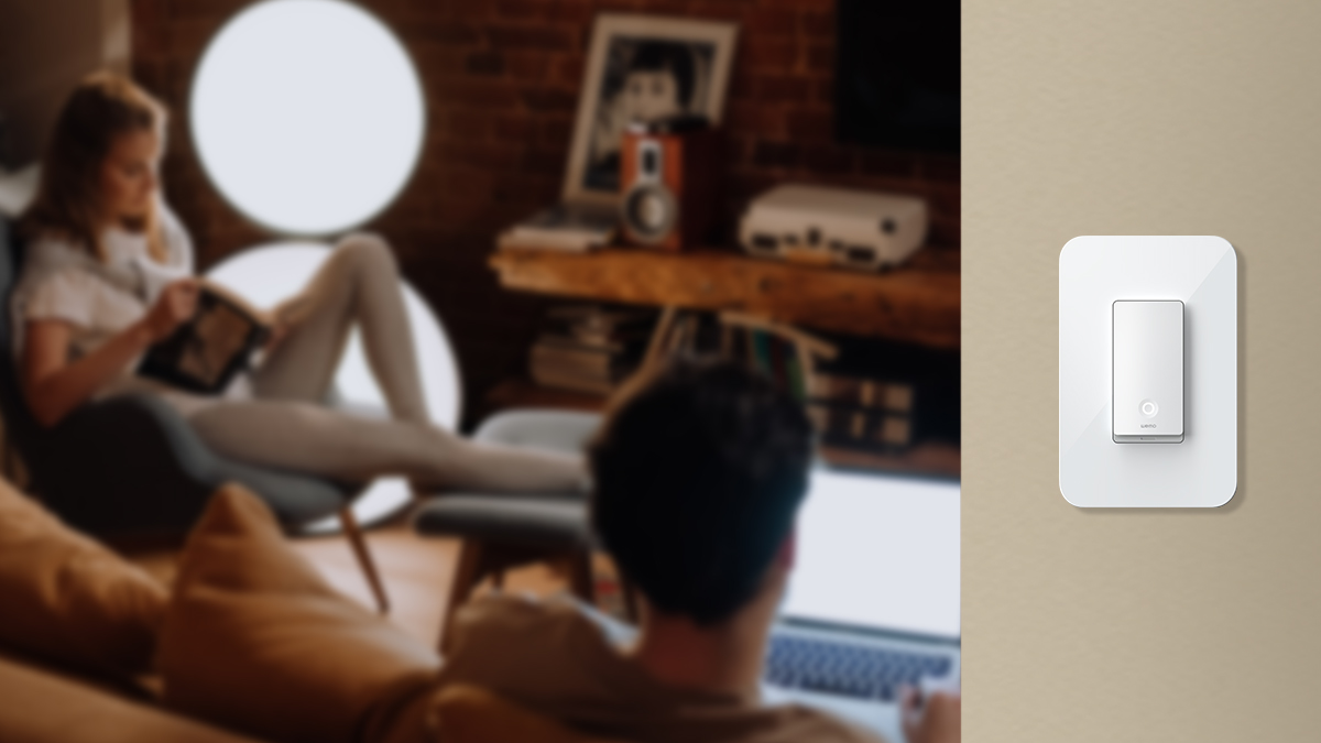 WEMO's tweet image. Enjoy a quiet night at home 🌝 After the sound of your voice command to dim the lights, the rest is up to you. 😴