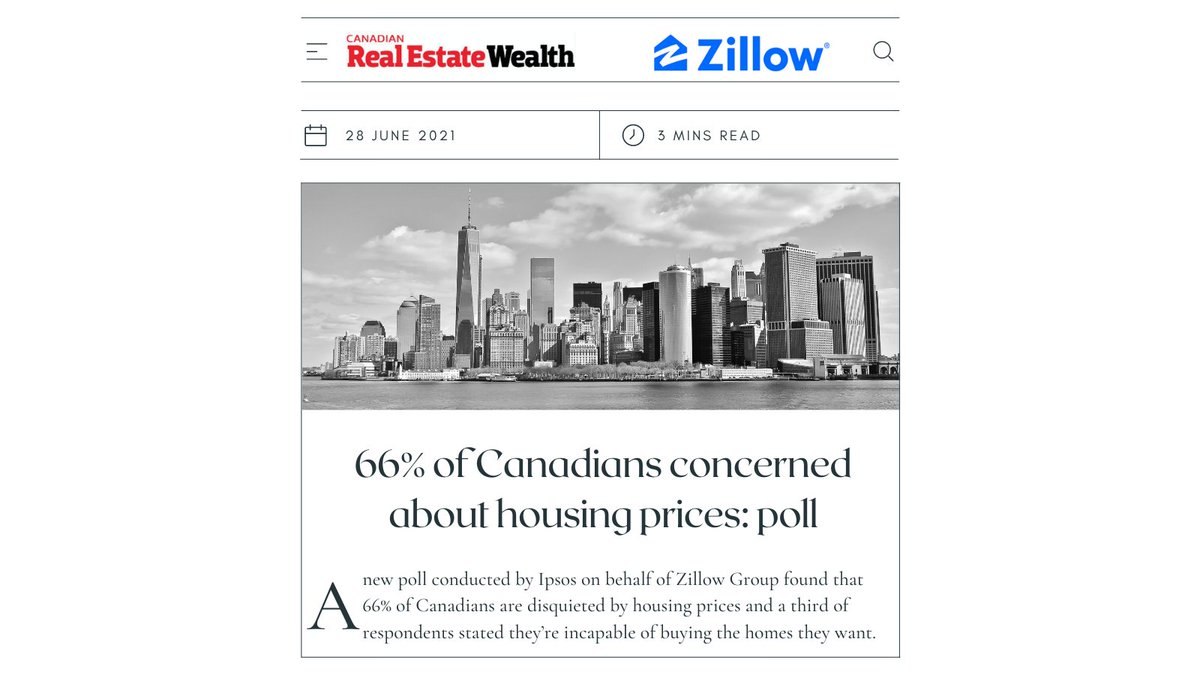 Check out Real Estate Investment's article shorturl.at/uANVW where Ipsos conducted a poll for the Zillow Group.

Downpayment is the #1 factor in not securing a home.

Maybe we should do more than deposits?

#realestatemarket #mortgages #equity #realestate #torontorealestate