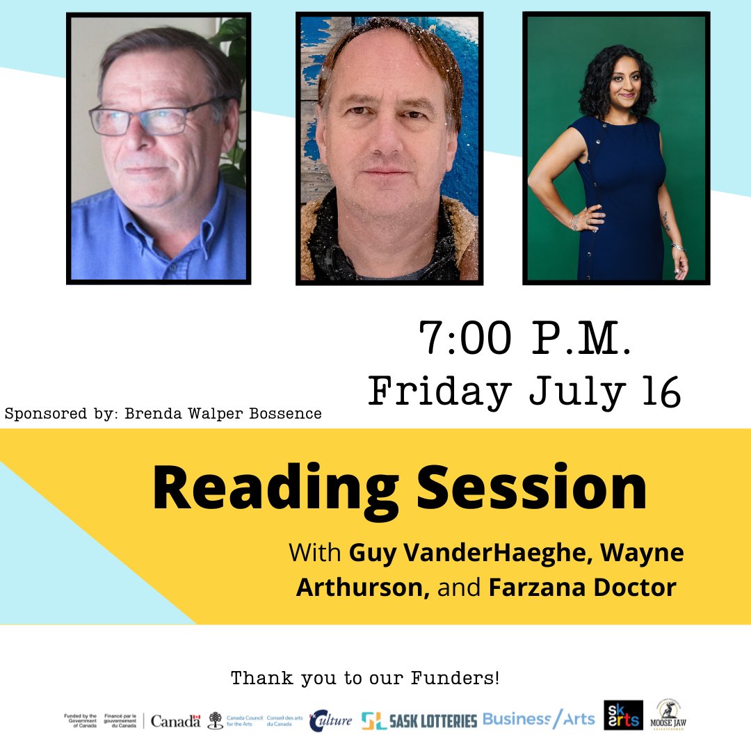 The <a href="/FestivalofWords/">Saskatchewan Festival of Words</a> continues today, with the first sessions taking place at 11:00 am. Doors open 30 minutes prior to each session.

Check out the events you can watch at the Mae Wilson Theatre: