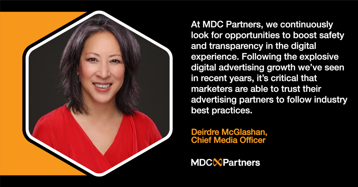 MDC Partners is proud to receive the TAG Certified Against Fraud Seal from the Trustworthy Accountability Group, the leading global initiative fighting criminal activity and protecting brand safety in digital advertising. Learn more: hubs.la/H0St4ry0