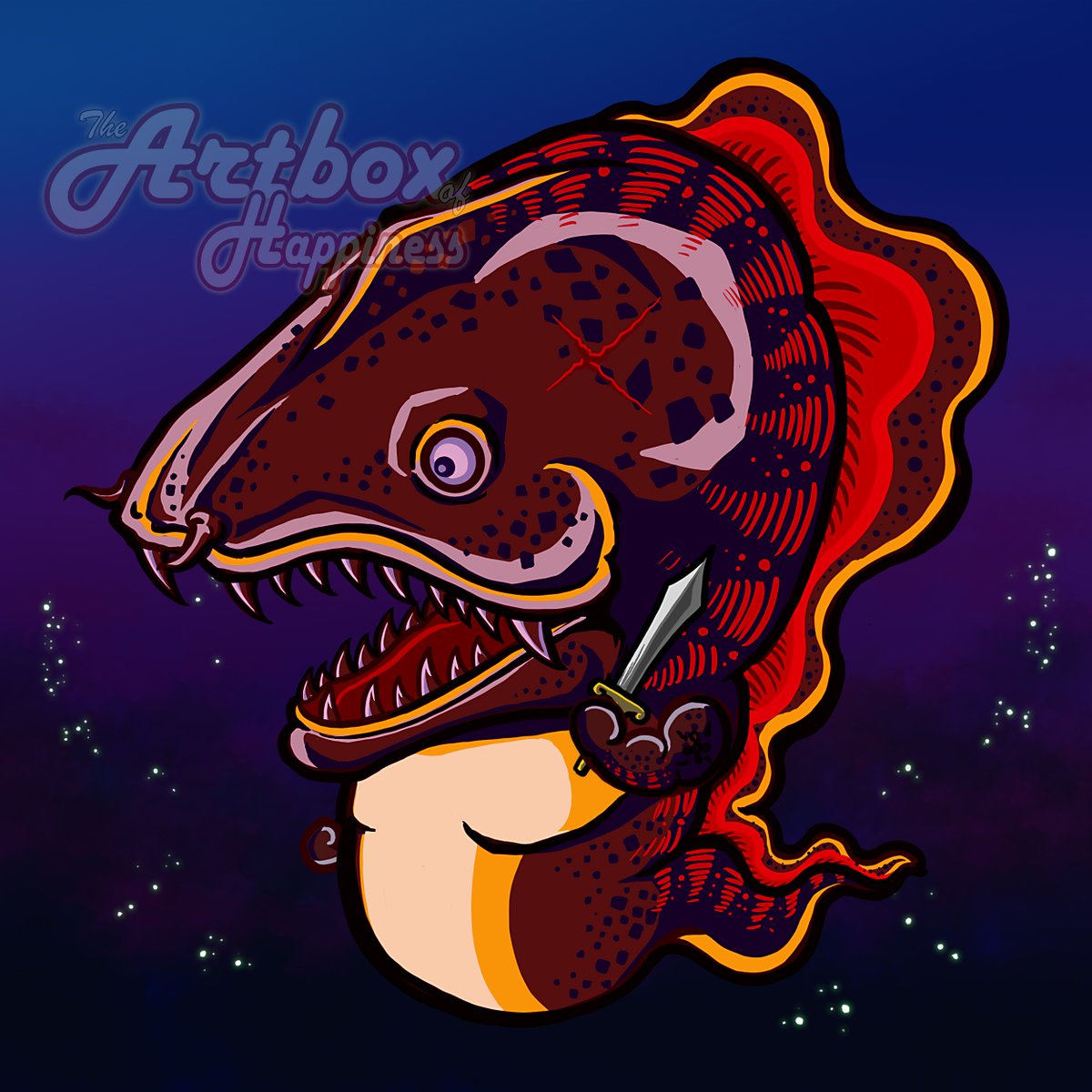 LanhoiB's tweet photo. MORU (moray eel)
is a sword man with a scar on his face in the Ocean troop  . . . .
Now swimming in the Opensea and can be collected 
https://t.co/bFCaOfgsyu
https://t.co/I9RcPntVD5

#NFT #NFTThailand #NFTartist #NFTdrop #cartoon #sea #ocean #creature #morayeel https://t.co/t6SpoI4I93