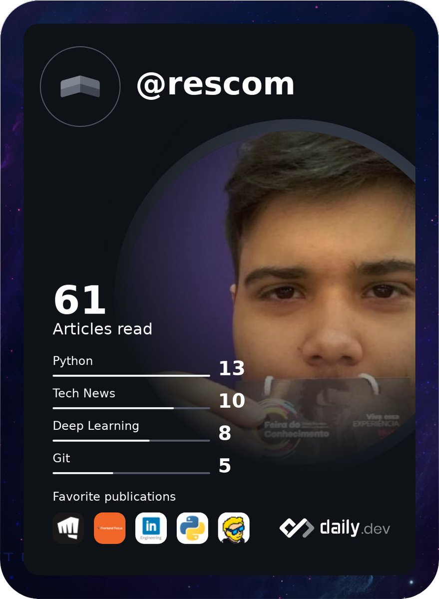 rescomPy's tweet image. #DevCard