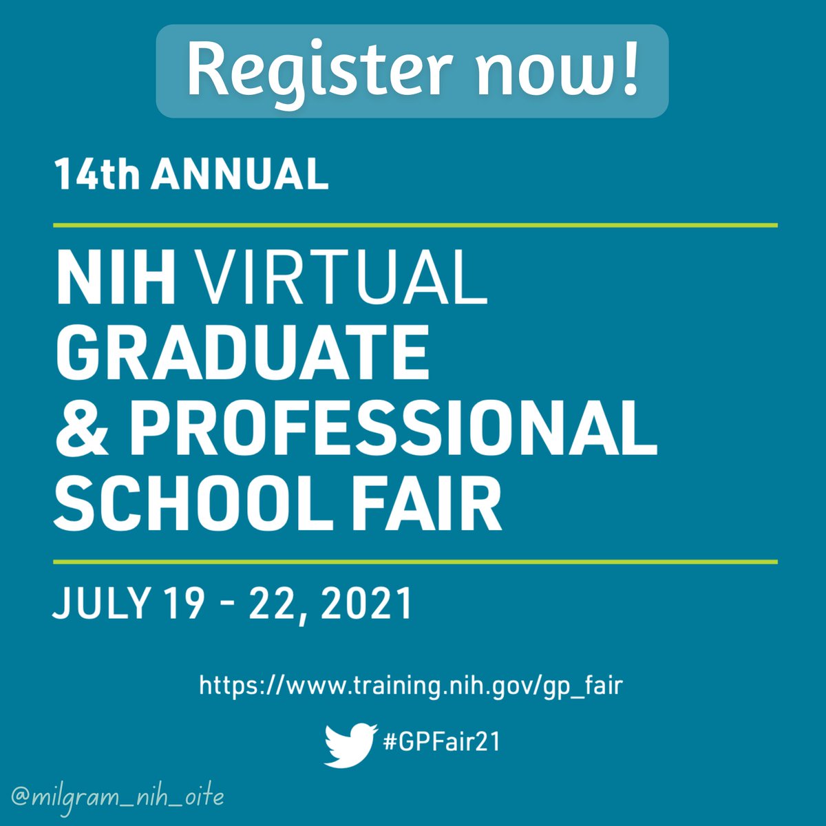 NIH Office of Intramural Training & Education tweet media