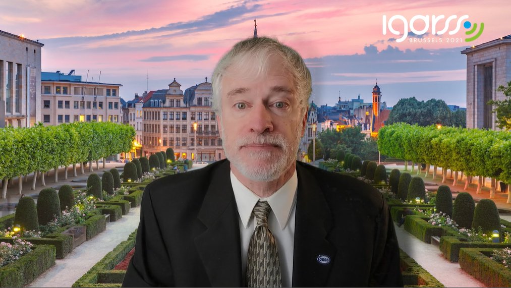 The 2021 <a href="/IEEE_GRSS/">IEEE Geoscience and Remote Sensing Society</a> president David Kunkee kicks off the #IGARSS2021 Awards Sessions! Time to share the winners of the:

✅Special Awards
✅Publication Awards
✅Best Reviewer Awards
✅Symposium Awards
✅Student Paper Awards

<a href="/BelgianEO/">Belgian Earth Observation</a> <a href="/tudelft/">TU Delft</a> <a href="/UTwente/">University of Twente (inactive)</a> <a href="/KMS_ERM_RMA/">KMS_ERM_RMA</a>  <a href="/FacultyITC/">Faculty ITC | University of Twente</a>