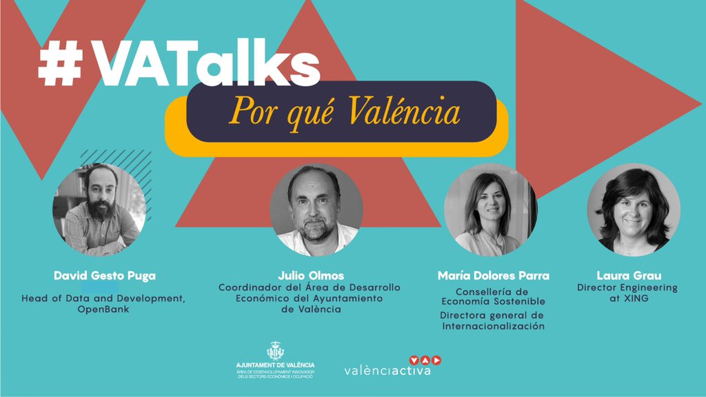 valenciactiva_'s tweet photo. 👉📍 💡 València es una ciudad que ofrece grandes posibilidades para el establecimiento y consolidación de proyectos. Si tu buscas sede para tu proyecto, no te pierdas el #VATalks 'Por qué València’
📅 Martes, 20 julio
⏰ 16 horas
✍️ Inscripción: https://t.co/DDhyI1wqqn https://t.co/1Y8cB56ol9