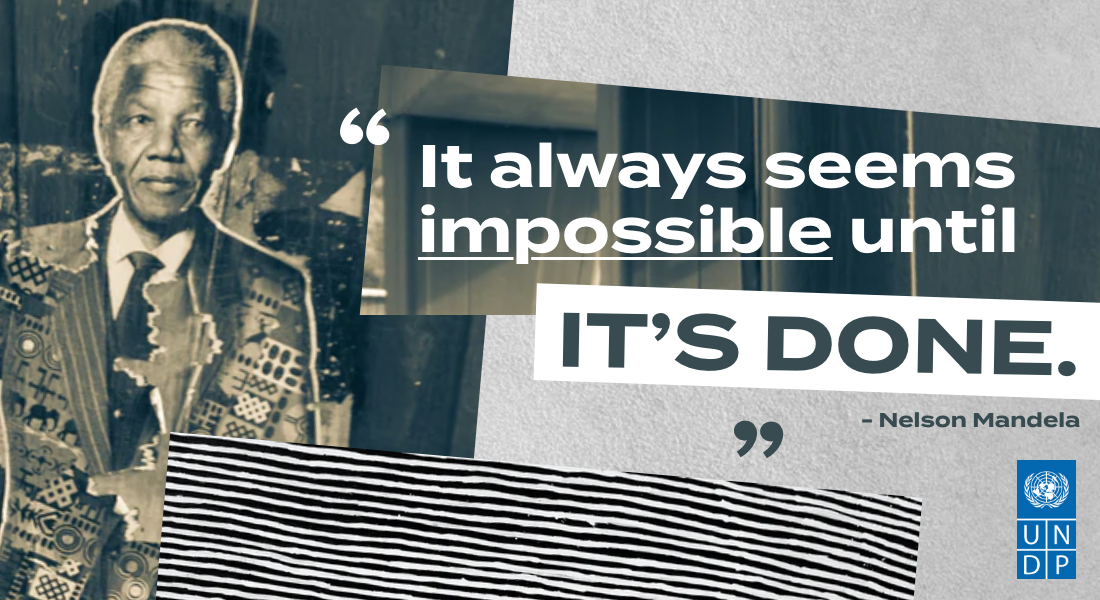 On this #MandelaDay and every day, we honour the legacy of Nelson Mandela. With the #SDGs as our guide, we work to tackle poverty, injustice, and inequalities that persist in our world so that we can #BuildForwardBetter for people everywhere.