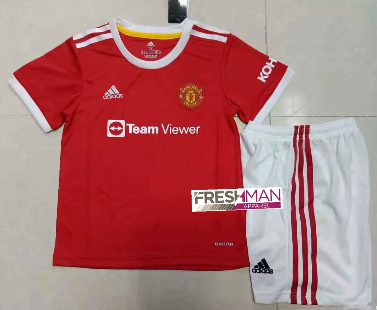 FreshmanApparel's tweet photo. #NewManUHome 
#Adults Kit P400
#Kids Kit P350
#Romper P220
*To place order u pay 50% deposit 
*Call/watsapo 75155419 to place order
*Delivery takes 3-4 weeks form date of order 
#FreshmanApparel https://t.co/81TAItbKVb