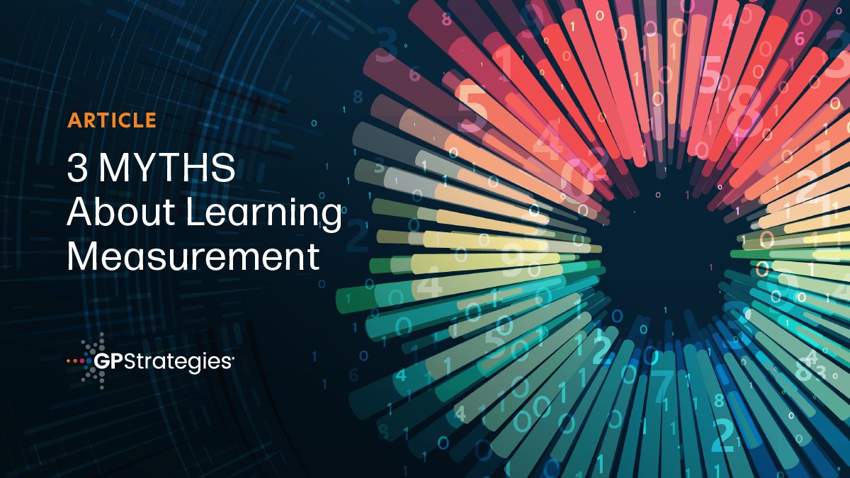 gpcorp's tweet image. Even though 90% of learning leaders want to measure business impact, only 26% believe they have the ability to do it. This article debunks three myths that persist about #learningmeasurement so you can transform the value of your initiatives. bit.ly/3z4XMUT