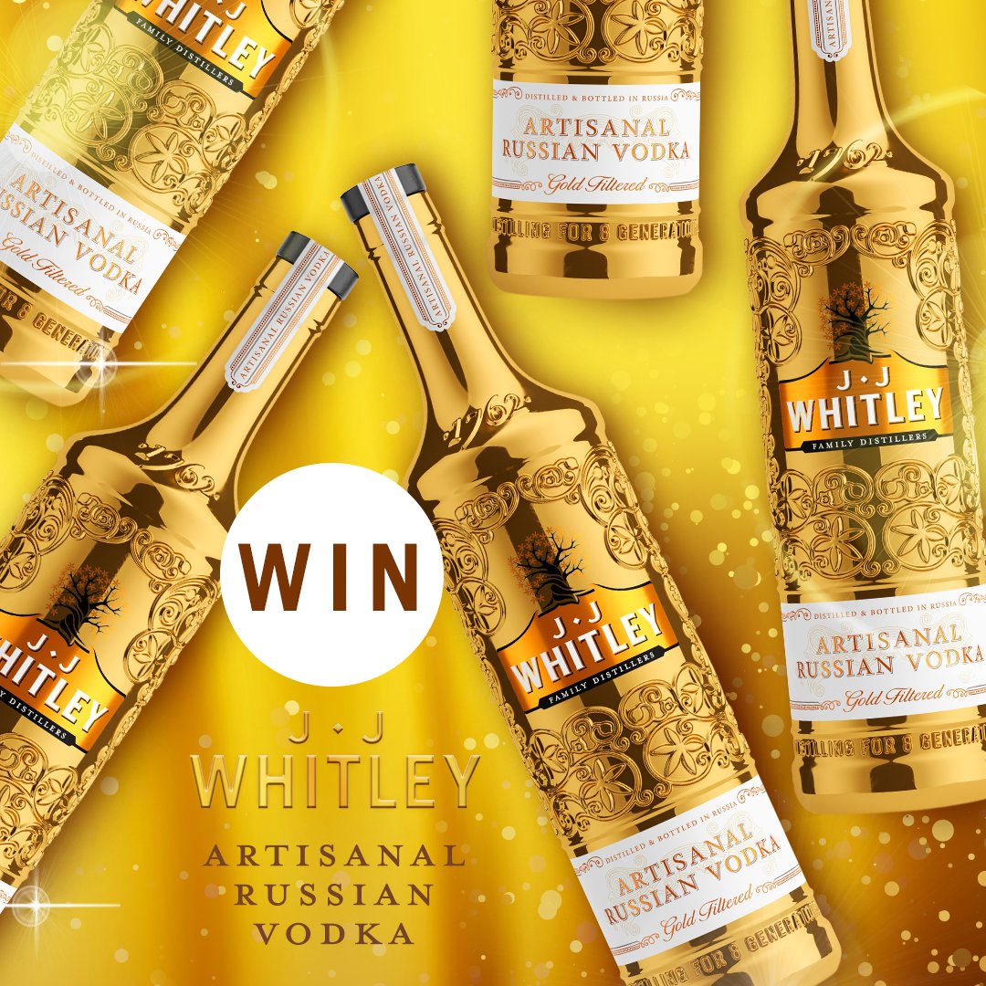 ✨ #COMPETITION ✨ We’re giving away 5 bottles of our NEW Gold Artisanal Russian Vodka to 5 lucky winners! 😍 #JJWhitleyGold 

👉 #Like and #retweet this tweet
👉 #Follow @JJ_WhitleyUK 
👉 #Tag a friend 

#Giveaway Ts&amp;Cs apply, see here for details 🎉 – bit.ly/3wztDvj