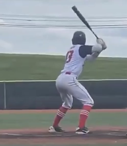 knights_ohio's tweet photo. Zack Birch with a wood bat 💣 off the very top of the fence today at UC Stadium! https://t.co/tscLFdUnne