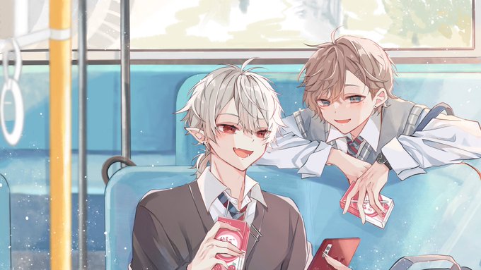 「2人の男性 電車内」のTwitter画像/イラスト(新着)｜3ページ目