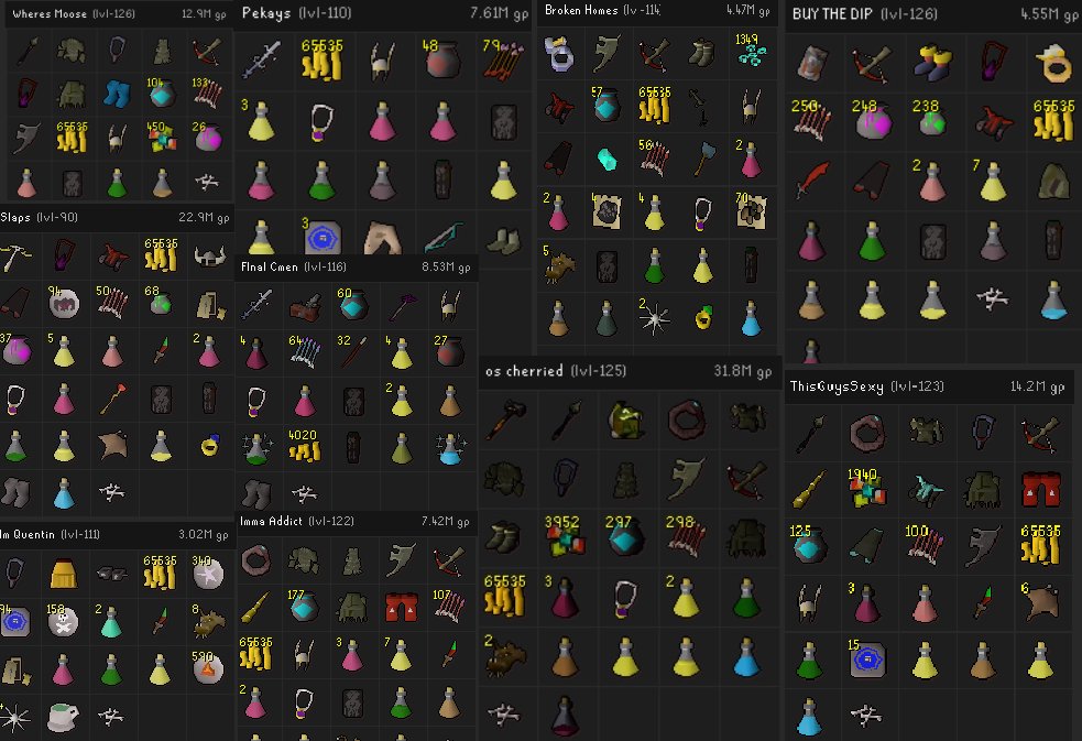 Not only did we Pk all week uncontested in Est and make BANK, we repeatedly ran our broken victim dogs <a href="/Vengeance_OSRS/">Vengeance Clan</a> out of the wild! This is probably why leader to be <a href="/smished/">Josh Bowen</a> left Veng to join the main scene! (Amongst MANY other reasons we will soon be shedding light on!)