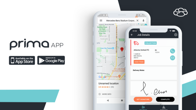 PrimaSoftwareUS's tweet photo. π± The Prima APP is a digital, paperless solution designed to provide businesses with complete control and visibility of delivery operations.
Deliveries are tracked electronically and in real-time... Explore the App π https://t.co/zDa89wHSsn
#PrimaCloud https://t.co/SJjHYyASjS