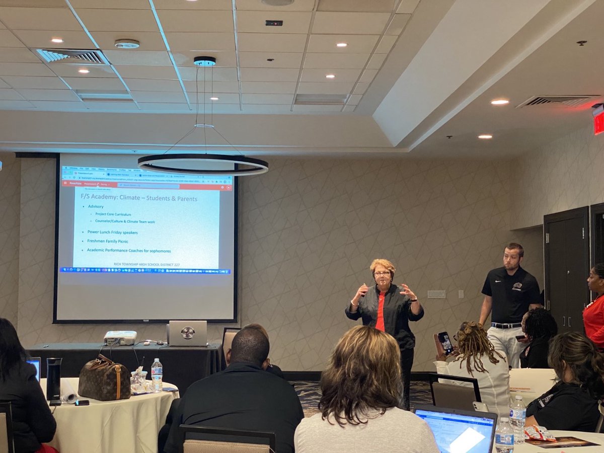 Today is the final day of our Administrator Retreat! Building leadership is sharing plans to focus on communication, academic rigor and positive climate/culture this year. <a href="/RichTownshipHS/">Rich Township HSD 227</a> #RichInStudentSuccess