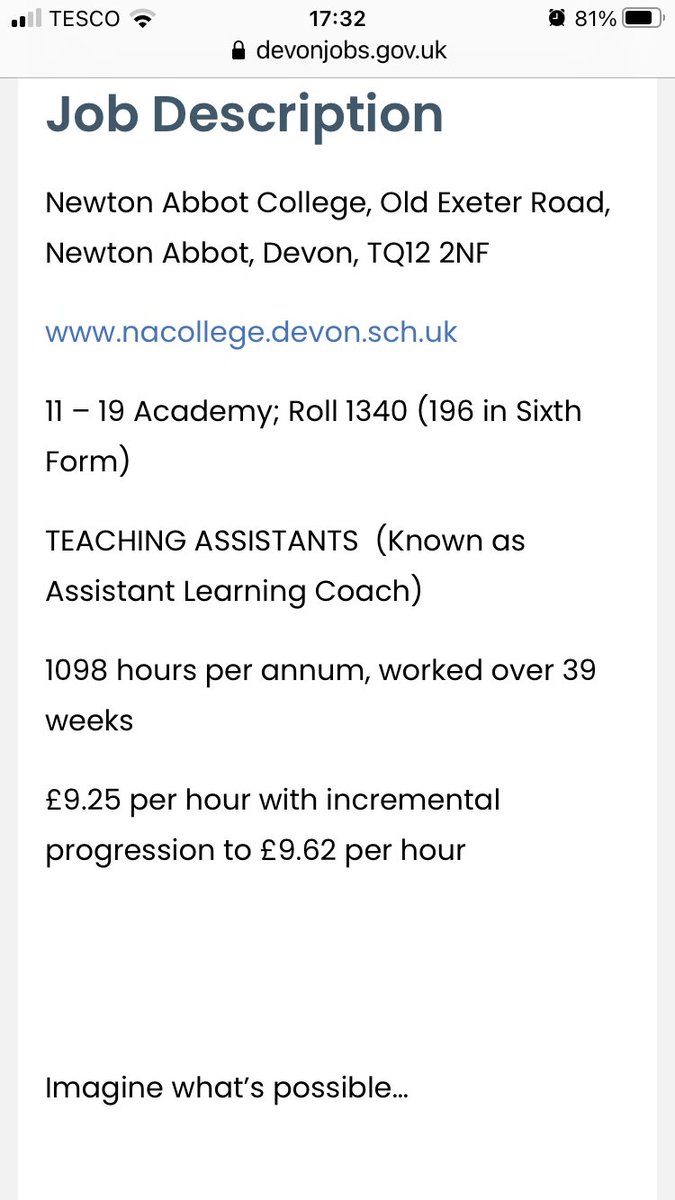 We are looking to appoint several members of staff due to an expanding team and our fab reputation within the area. Take a look at our website for more info and apply to come and join us. Closing date 4/8 with interviews on the 10/8 ready for a sept start. Please share …