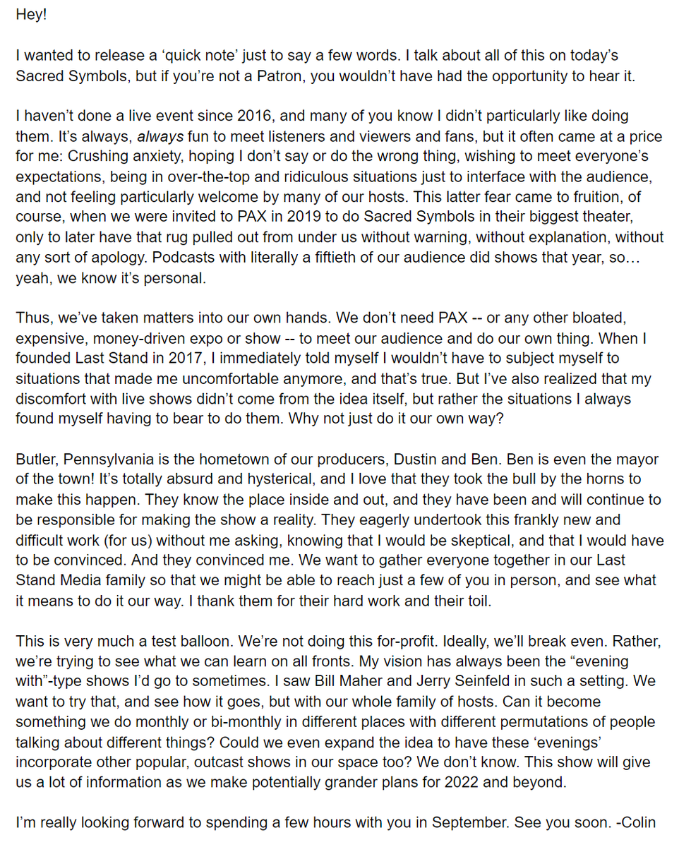 longislandviper's tweet image. A few (more than a few) words on this!