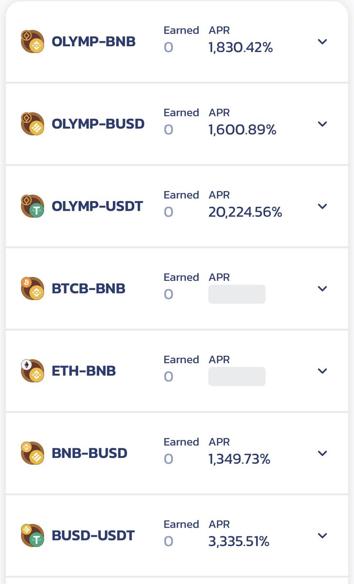 Check out our hottest pairs🚀
Don’t miss the best time to start farming 

#BSC