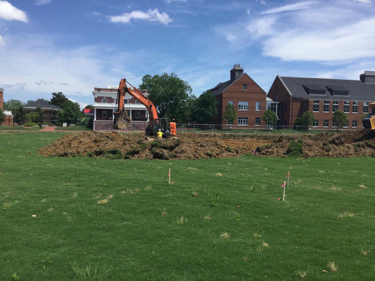 Ground has been broken and earthwork is starting to roll!  We are moving forward with work at Episcopal High School and excited to share updates as the project continues.  #buildingsuccess