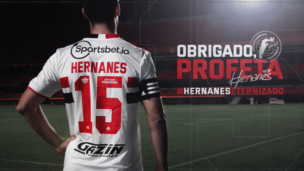 SaoPauloFC's tweet photo. Obrigado, Profeta!

#HernanesEternizado 🇾🇪 https://t.co/ToO8dK908x