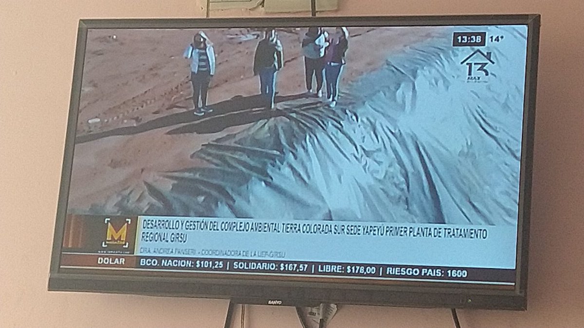 GUcorrientes's tweet photo. Desarrollo y gestión del Complejo Ambietal Tierra Colorada Sur sede Yapeyu @yapeyumunicipio.  Primer Planta de Tratamiento Regional GIRSU. Gracias @noticias13max por la nota, comunicación ambiental. Vamos corrientes, por más ambiente. https://t.co/jxBWGl9bEC