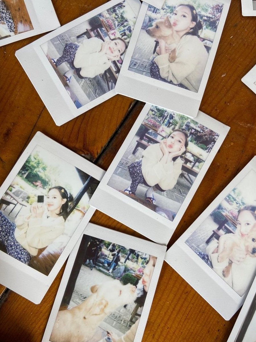 inyfeeds's tweet photo. nayeon's polaroids collection is so beautiful... i just wish i could see them all 📸🥺 https://t.co/JMUxQshXXD