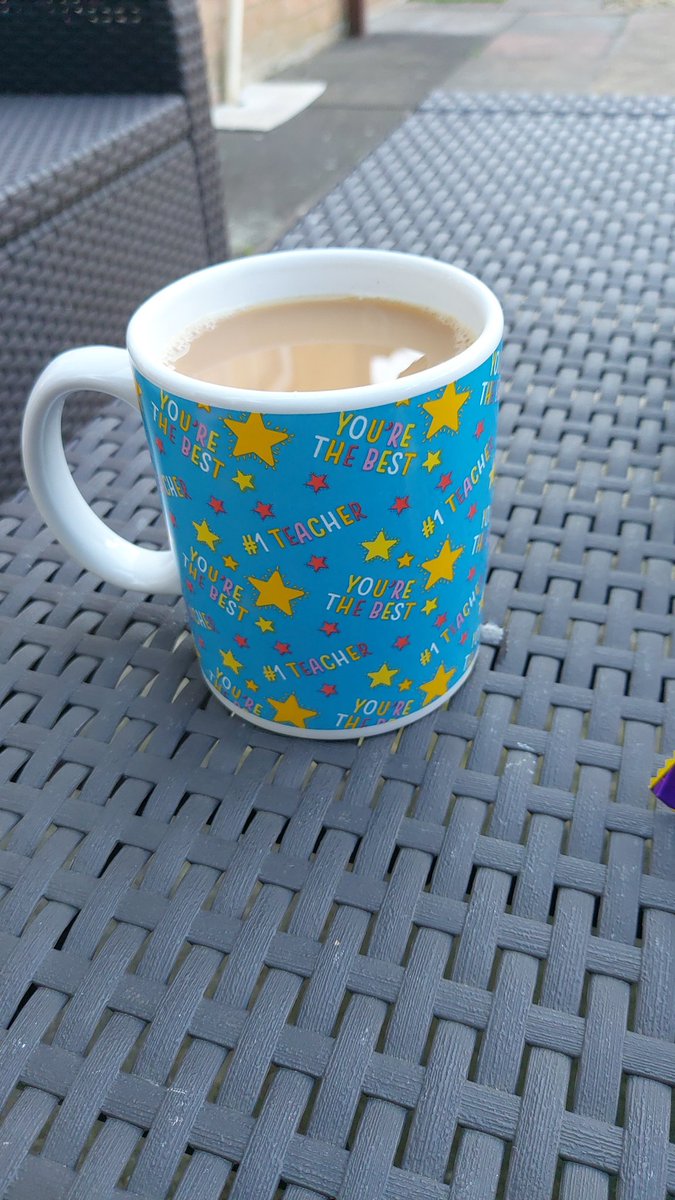 bain1968's tweet photo. @bain1968 @uptonclass2MF. Tea in my new mug, thank you Noah 😊. https://t.co/3p0YplO8Wr