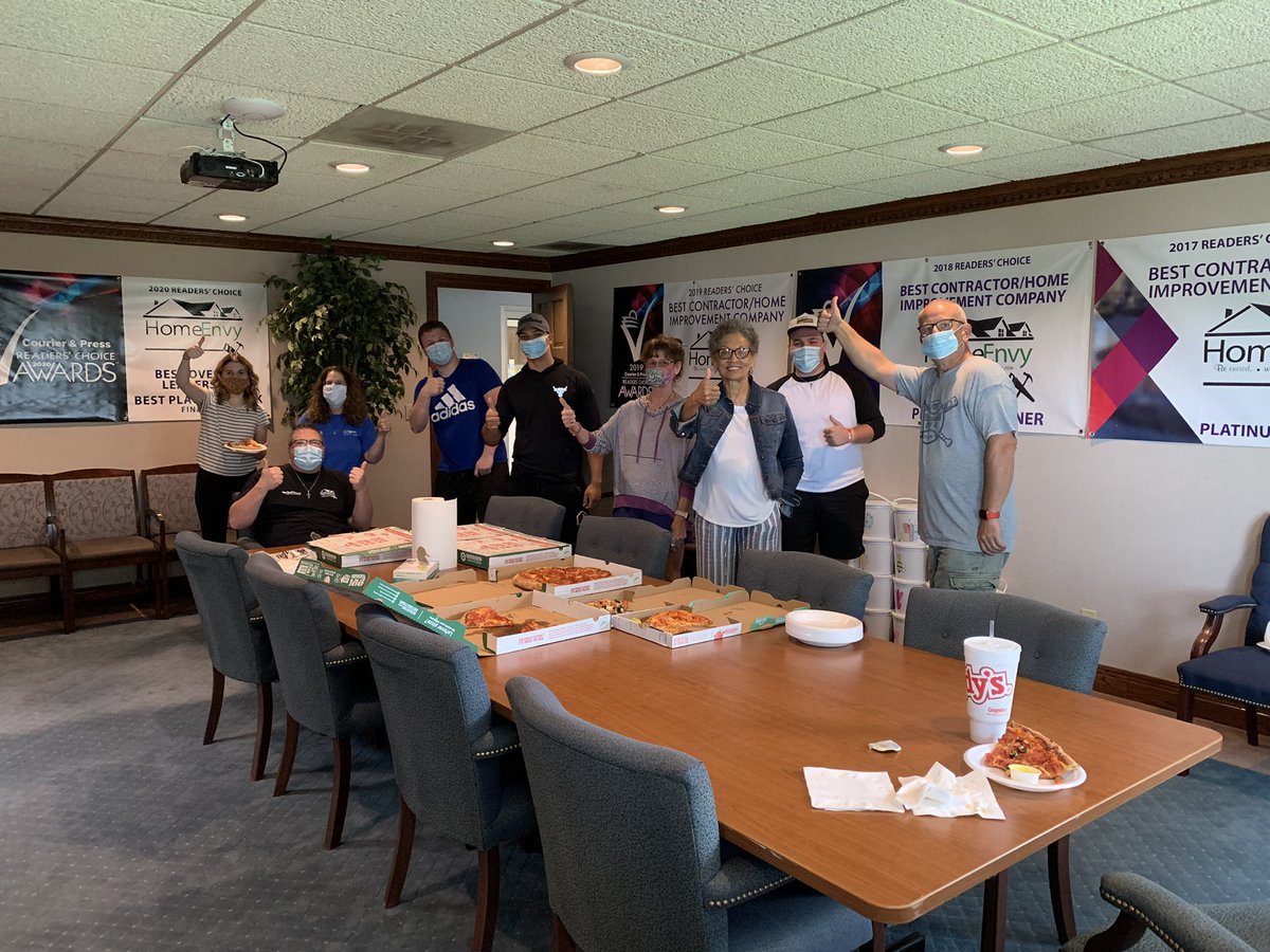 To say that we love our partnership with <a href="/Linville2003/">Patrick Linville</a> and <a href="/HomeDepotEast/">HomeDepot Evansville</a> is an understatement. First they protect us with PPE and then they fill our bellies. Thank you for a wonderful surprise during a tough week! ❤️