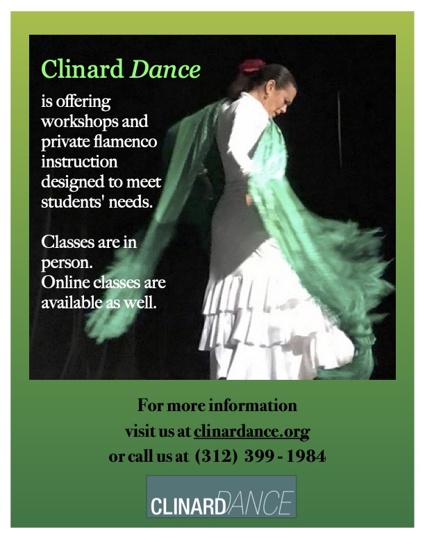For more information visit us at clinardance.org or email wendy@clinardance.org #flamencodancer,#seechicagodance,#chicagoflamenco