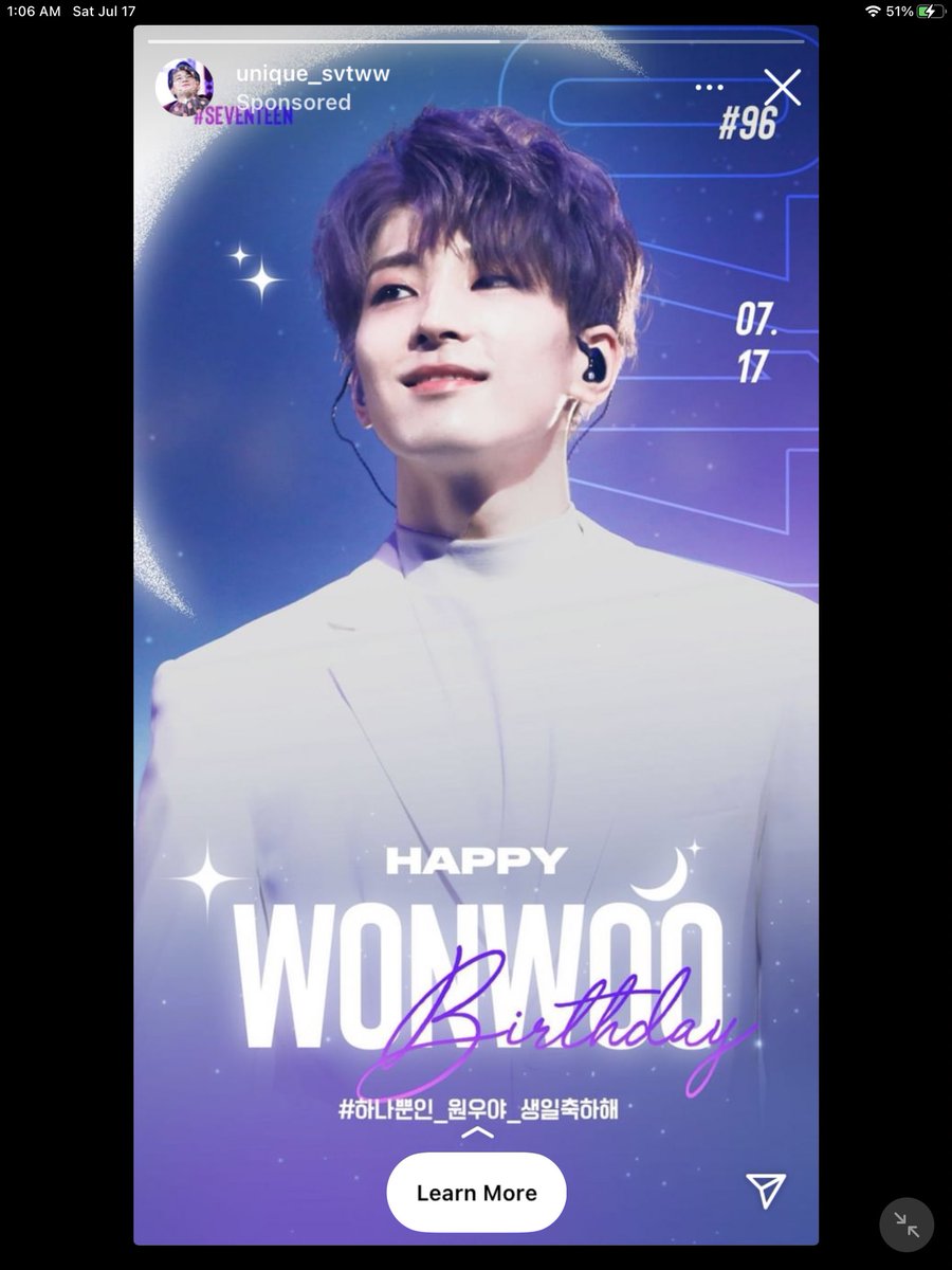 finally a non-food ad on my personal acc hahaha 💜 thank you <a href="/Unique_svtww/">Unique 유니크✨</a>~

#여름의태양으로_불을지필_원우생일
#WONderfulWONWOODay