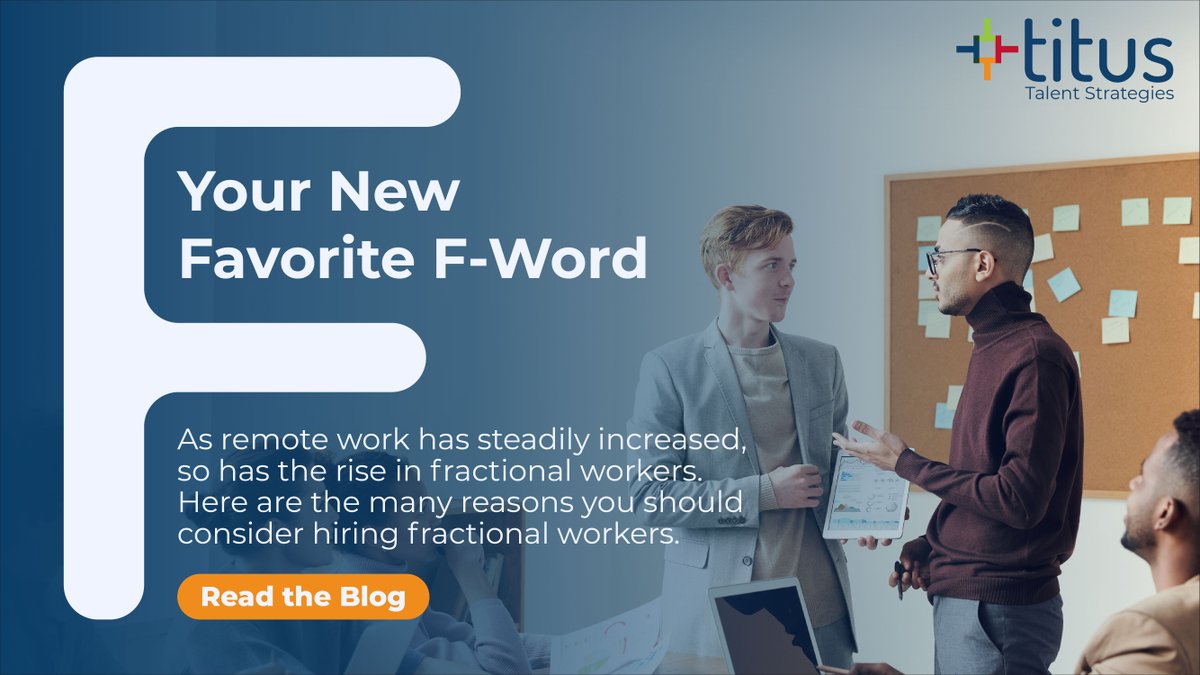 As remote work has steadily increased, so has the rise in fractional workers. Jamie Munoz, Factional Integrator at Catalyst Integrators, teamed up with Titus to share the many reasons why you should consider hiring fractional workers: bit.ly/3ii86lI #EOS #Hiring