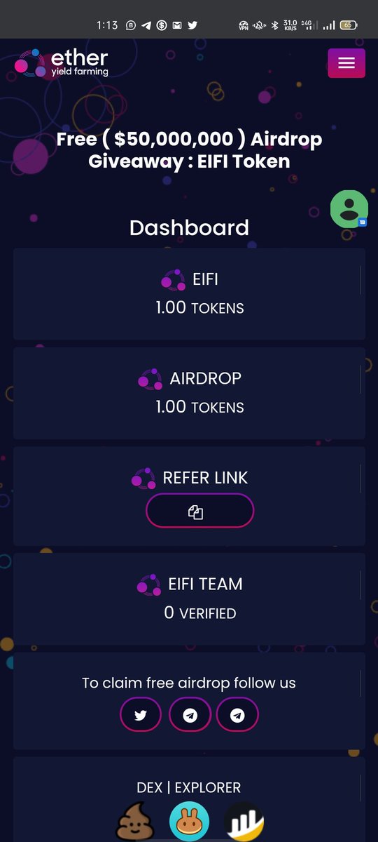DavisPratt9's tweet photo. @EifiFinance A very smart project brings us excitement to always follow. I believe This project will work and succeed because this project is with a great team that always provide creative❤️❤️ 
@binance 
@leprogfreak 
@primarily_prog 
@Mikehomeseller 
@JoeBiden https://t.co/lxixZvaYUp