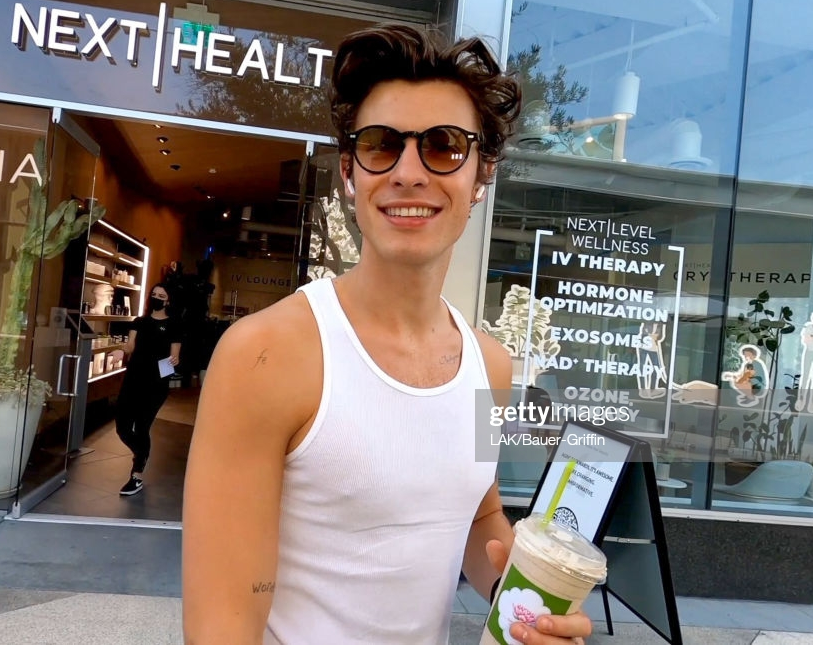 Shawn ontem em Los Angeles, na Califórnia.