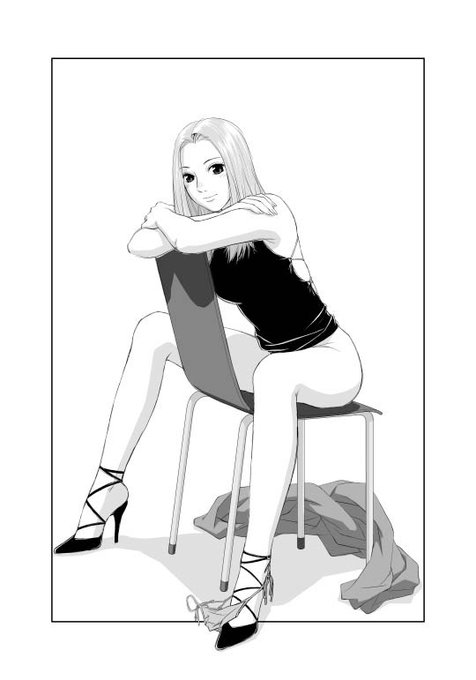 再掲ですが😆扉絵とかカバー絵など…

またまた脱いでる絵
だいたい足首あたりに引っかかってたりする事が多い😅😅😅😅 