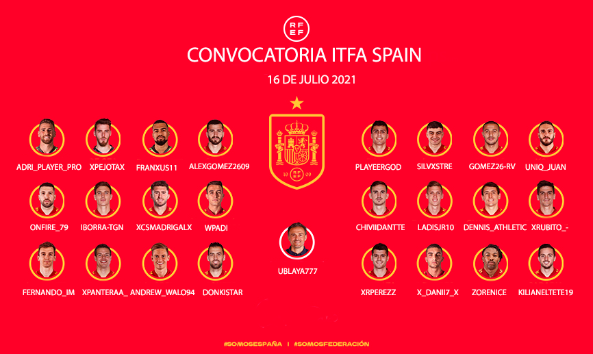 🇪🇸 CONVOCATORIA @ITFASpain 🇪🇸