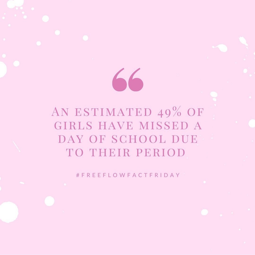 FreeFlowShef's tweet photo. #freeflowfactfriday Girls are made to feel an increase in embarrassment and shame when on their period in an academic setting. This means they miss school to avoid judgement.🩸 https://t.co/QqQeHpKQWv