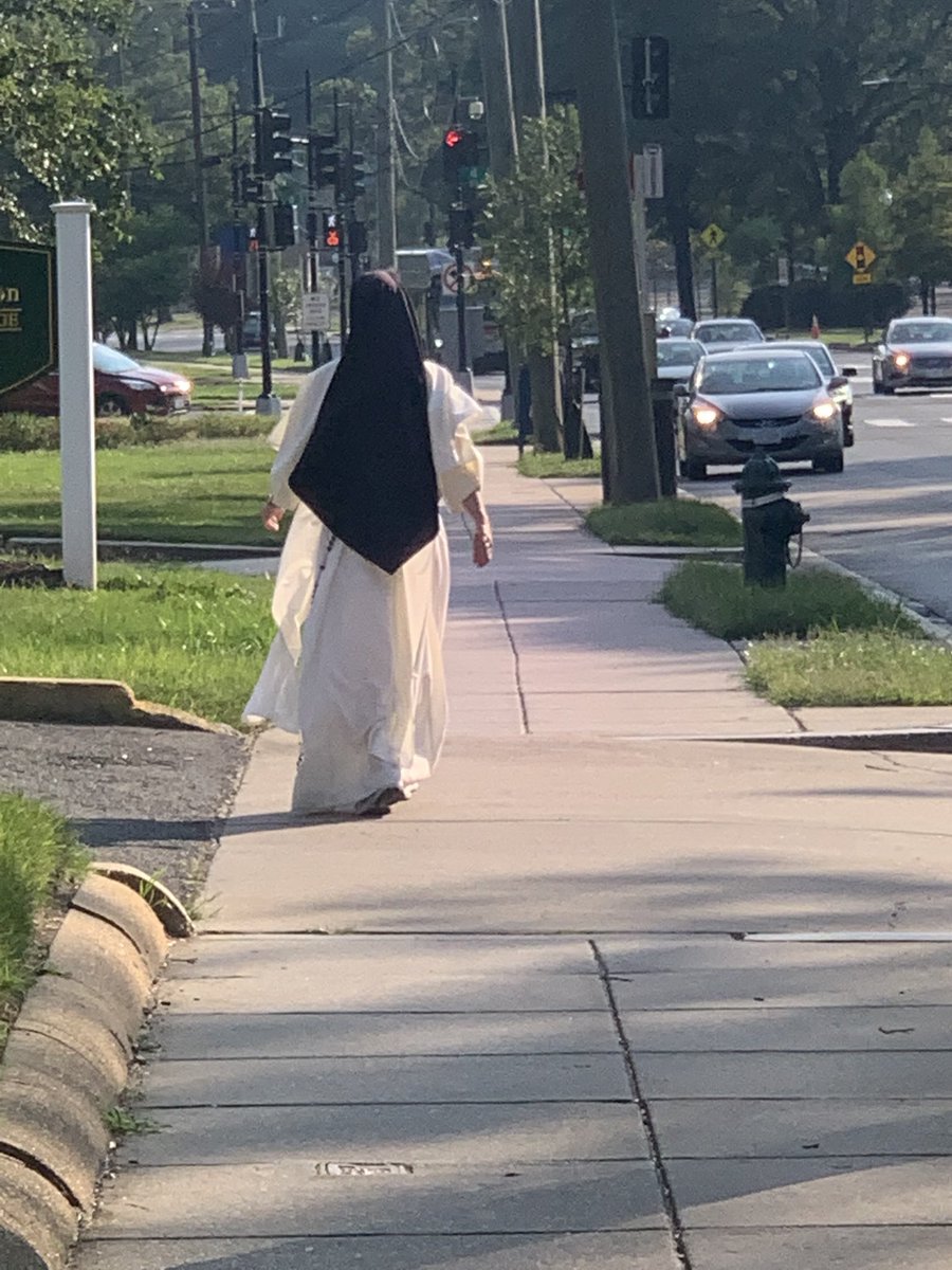 kathrynlopez's tweet photo. The flying nun @WomenReligious #LittleRome https://t.co/YXxb2s0IH1