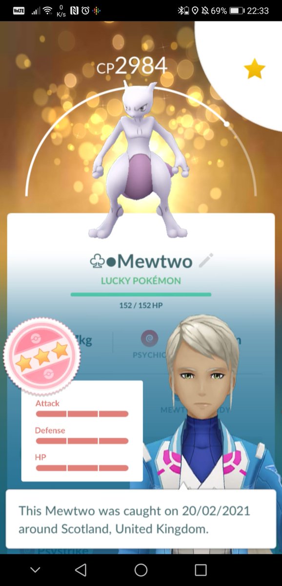 LadyMacCatch's tweet photo. First special trade of #PokemonGOFest2021 with CaptainMacCatch, matching lucky hundo Mewtwos 🥰🥰 https://t.co/i0qTAZ2C0N