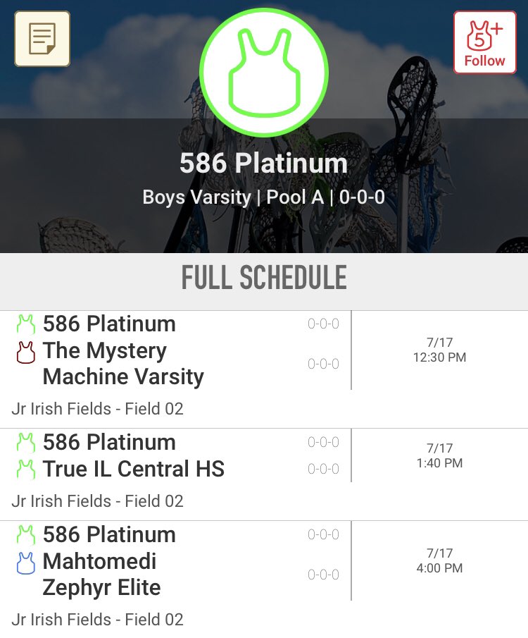 586 Lacrosse Club tweet media