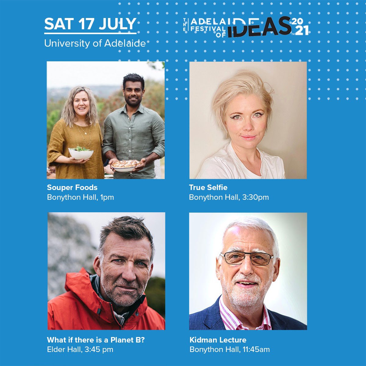 The weekend is here and we've got you covered, with another big day of conversations and ideas from Warndu, Clementine Ford, Ben Shewry and much more from 10am 💭

Explore all of today's sessions and register your spot: bit.ly/2UP8tMp #adlfoi2021