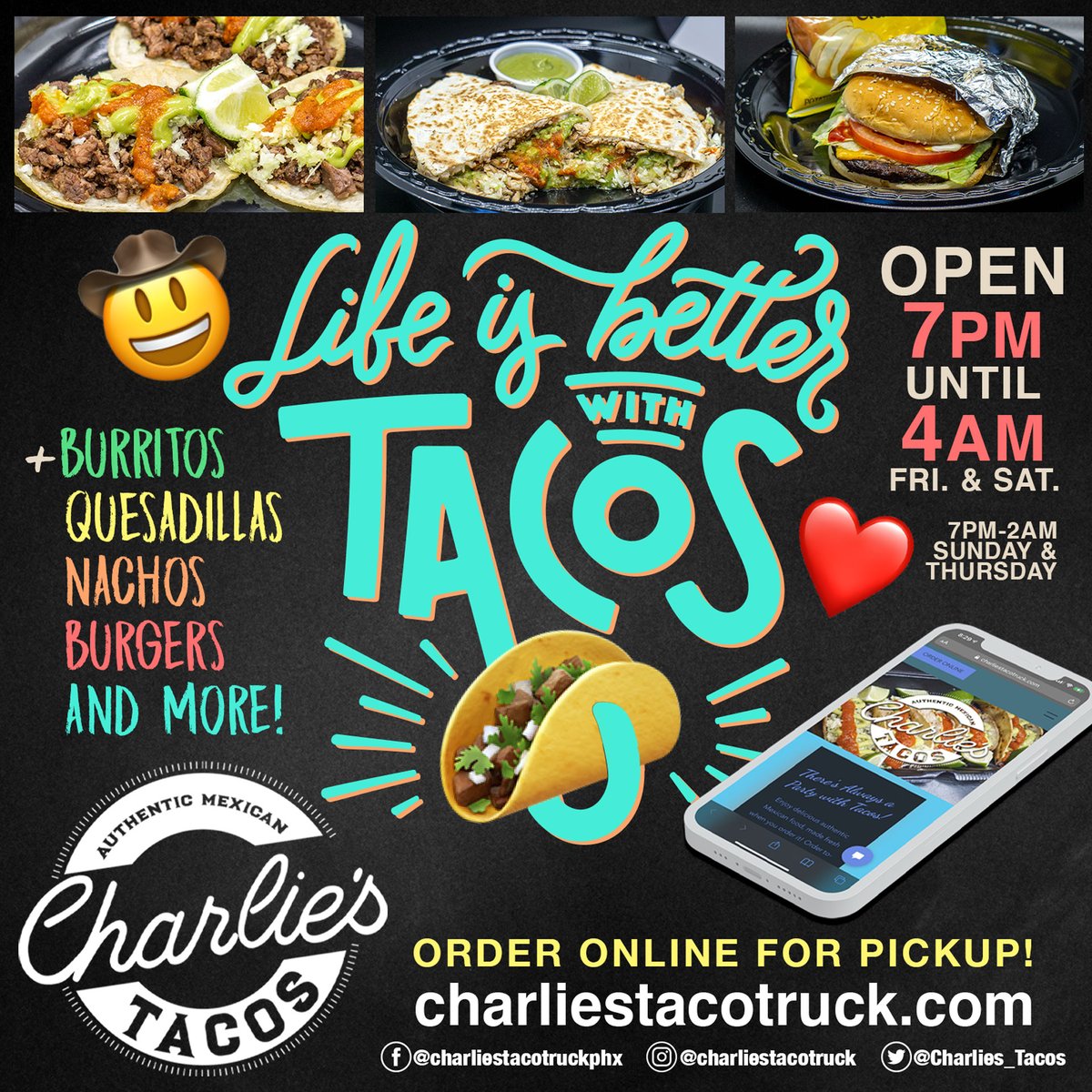 Charlie's Tacos 🤠 ️🌮 (Charlies_Tacos) Twitter