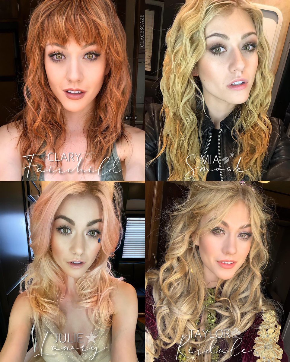 britgirlmillie's tweet photo. #ClaryFairchild โฐ #MiaSmoak โถ #JulieLawry โ
#TaylorRisdale โฃ @Kat_McNamara ๐ค #Shadowhunters #Arrow #TheStand #FindingYouMovie https://t.co/ceUGOpN1m3