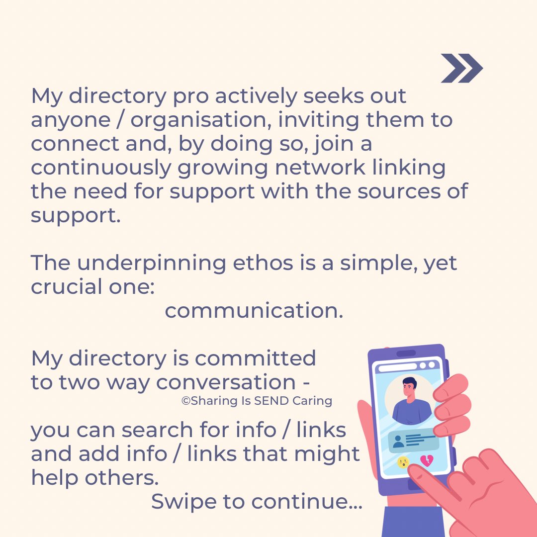 SEND_Directory's tweet photo. To new followers, inc @reneehaddow @DpsychAs @ShuteRachel @Thearaway pls do check out part of my welcome message, as seen in these images. Are you on fb? IG?
Email 
greetings@sharingissendcaring.org.uk
You’re welcome to invite your network to connect W/ me too https://t.co/eerBGenWGk