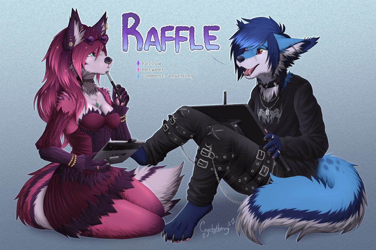 We received a lot of support and pleasant words with Bella's presentation and we decided to celebrate with a raffle for you, the winner gets a full body and full background draw
🟣RULES
⭐️Follow
⭐️Retweet
⭐️Comment 
Thank you so much for the support you all are the best beans💖💙