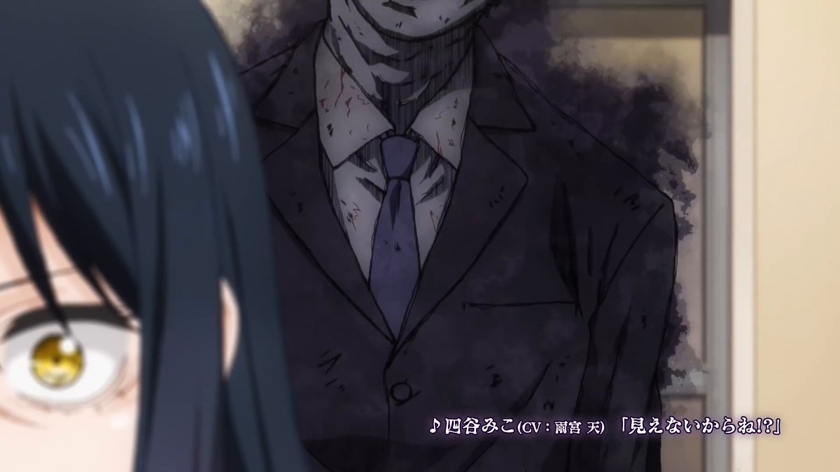 Horror comedy
Mieruko-chan anime
ghosts
Mom, come pick me up. I'm scared.