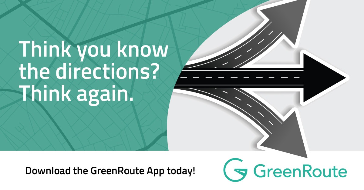 GreenRoute2's tweet photo. Plug in your commute into GreenRoute before work and you will be surprised to see that you don't know your way around town as much as you think you do 

#GreenRoute #Sustainability 
#ElectricVehicles https://t.co/bnxNJ2Nn5T