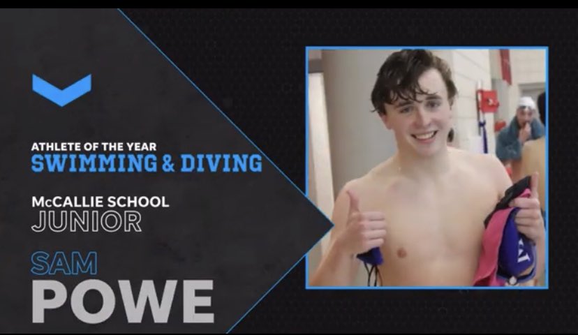 McCallie Swimming & Diving (@mccallieswim) on Twitter photo Congratulations to Sam Powe selected as Male Swimmer of the Year in the inaugural Tennessee HS Sports Awards. The rising Senior was also named a four time All American for the ‘20-‘21 school year. #GoBigBlue #AllAmerican #maleswimmeroftheyear <a href="/McCallieSports/">McCallie Athletics</a> Congratulations to Sam Powe selected as Male Swimmer of the Year in the inaugural Tennessee HS Sports Awards. The rising Senior was also named a four time All American for the ‘20-‘21 school year. #GoBigBlue #AllAmerican #maleswimmeroftheyear <a href="/McCallieSports/">McCallie Athletics</a>