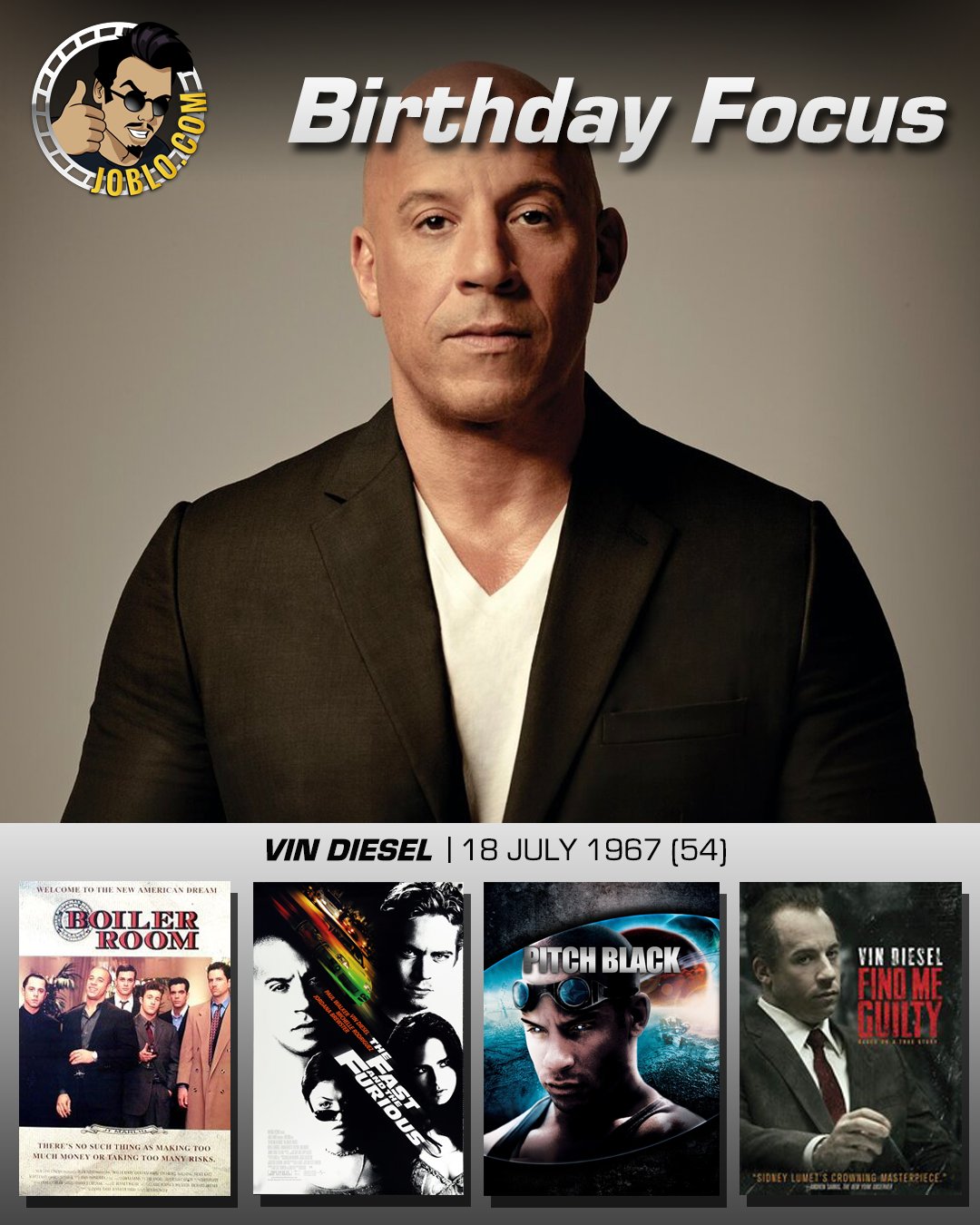 Wishing Vin Diesel a very happy 54th birthday! 